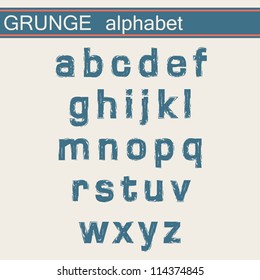 Grunge Alphabet