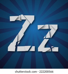 Grunge alphabet type font set, vector collection of broken into pieces letters