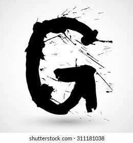 Grunge Alphabet vector set for your design