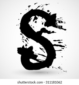 Grunge Alphabet vector set for your design