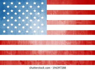 Grunge American flag