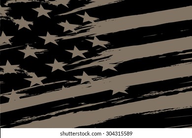 grunge american flag