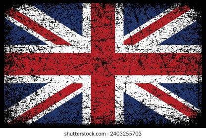Bandera americana ondulada. Bandera vectorial de Estados Unidos.