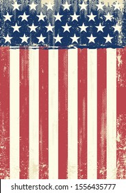 A grunge american flag for you