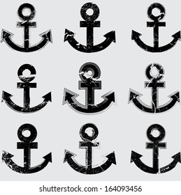Grunge anchors 