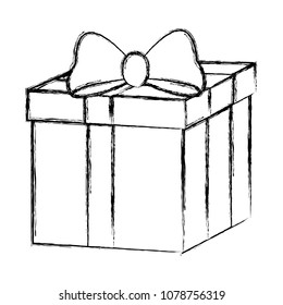 grunge anniversary present gift with ribbon bow