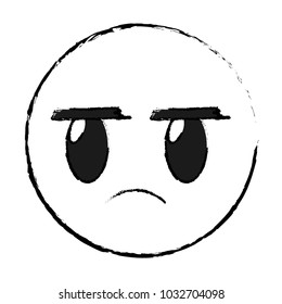 grunge annoying face gesture emoji expression