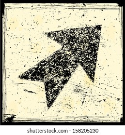 Grunge Arrow 