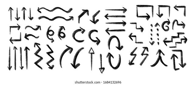 flecha gruesa, flechas para el diseño, vector.