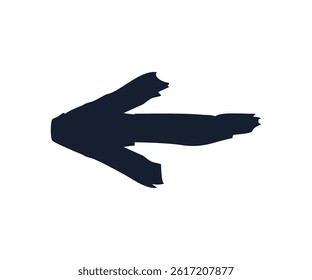 Grunge arrow brush. Sketch line grunge arrow element vector design and illustration.

