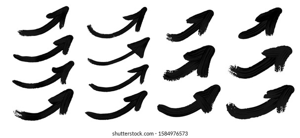 grunge arrow brush	. grunge arrow brush. vector
 