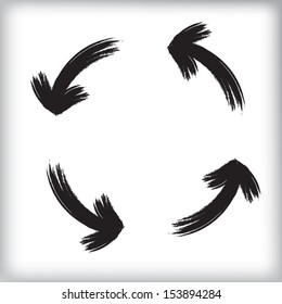 grunge arrows 