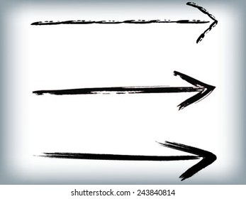Grunge arrows 