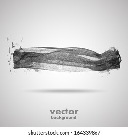 Grunge art banne, vector background