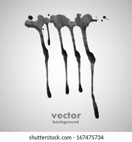 Grunge art banner, vector background