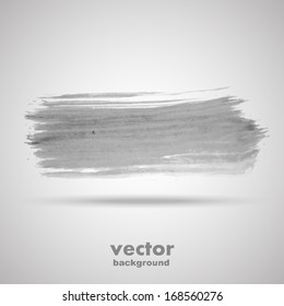 Grunge art banner, vector background