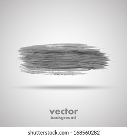 Grunge art banner, vector background