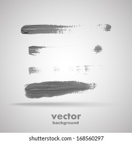 Grunge art banner, vector background