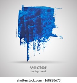 Grunge art banner, vector background
