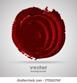 Grunge art banner, vector background