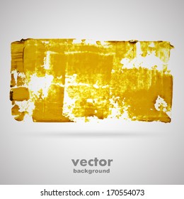 Grunge art banner, vector background