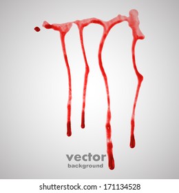 Grunge art banner, vector background