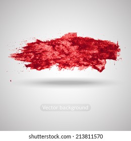 Grunge art banner, vector background