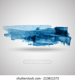 Grunge art banner, vector background