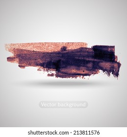 Grunge art banner, vector background