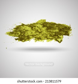 Grunge art banner, vector background