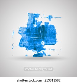Grunge art banner, vector background