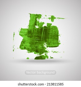 Grunge art banner, vector background