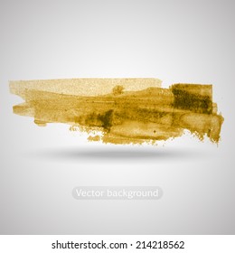 Grunge art banner, vector background