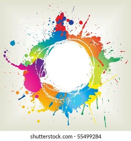 Paint Splatter Border Images, Stock Photos & Vectors | Shutterstock