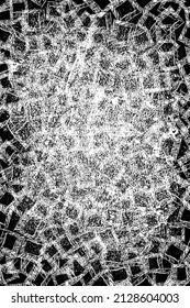 Grunge background abstract black and white. Chaotic backdrop of scratches, cracks, scuffs