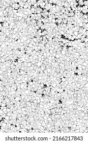 Grunge background abstract black and white. Chaotic backdrop of scratches, cracks, scuffs