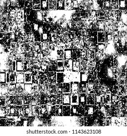 Grunge background abstract. Dark texture black and white