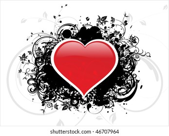 grunge background abstract red illustration