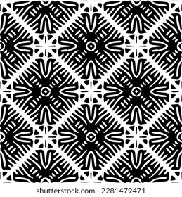  Grunge el fondo con formas abstractas. Textura en blanco y negro. Patrón de repetición monocromático sin inconvenientes para la decoración, la tela, la tela.