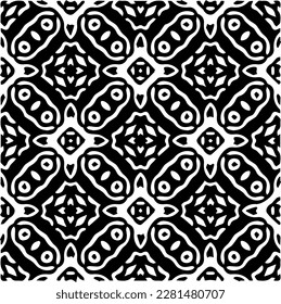  Grunge el fondo con formas abstractas. Textura en blanco y negro. Patrón de repetición monocromático sin inconvenientes para la decoración, la tela, la tela.