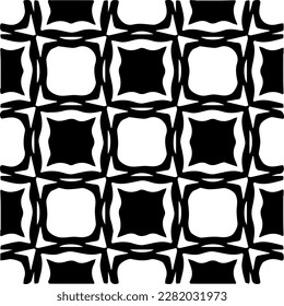 Grunge el fondo con formas abstractas. Textura en blanco y negro. Patrón de repetición monocromo sin inconvenientes para páginas web, texturas, tarjeta, afiche, tela, textil.