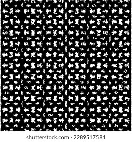  Grunge el fondo con formas abstractas. Textura en blanco y negro. Patrón de repetición monocromático sin inconvenientes para la decoración, la tela, la tela.