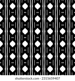
 Grunge el fondo con formas abstractas. Textura en blanco y negro. Patrón de repetición monocromático sin inconvenientes para la decoración, la tela, la tela.