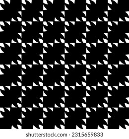  Grunge el fondo con formas abstractas. Textura en blanco y negro. Patrón de repetición monocromático sin inconvenientes para la decoración, la tela, la tela.