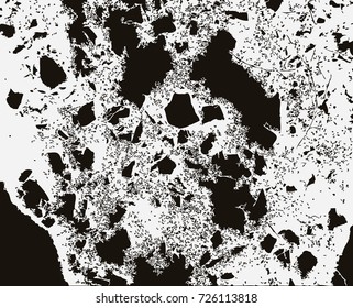Grunge background. Abstract template. Texture with the effect of noise, grain, roughness. Vector illustration for a design surface.