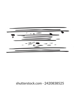 Borde de fondo Resumen Efecto texturado Dolor de textura superpuesta Líneas paralelas Patrón abstracto con líneas textura en bruto de los puntos de impresión y diseño Vector