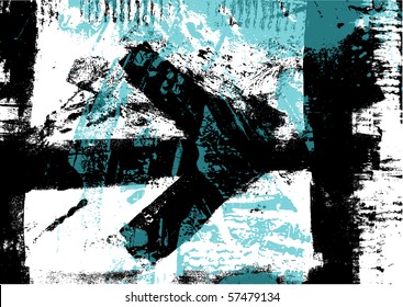 grunge background with arrow