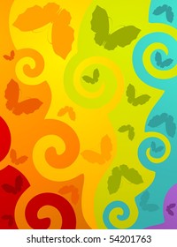 Grunge background. Beautiful abstract vector illustration.