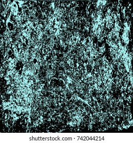 Grunge background black blue isolated