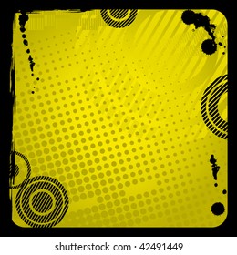 Grunge  background with black frame from dirty